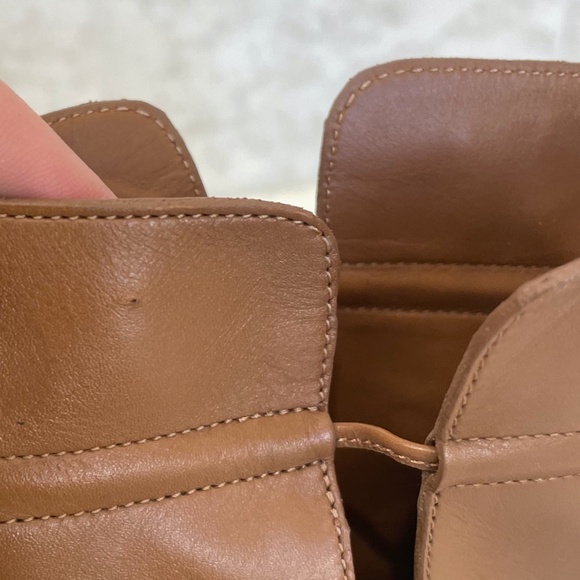 JIMMY CHOO Ankle Boot Bootie Memphis 100 Leather Canyon Brown Camel Peep… - Picture 12 of 16